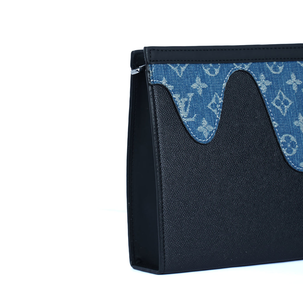 Louis Vuitton Leather Clutch Bag