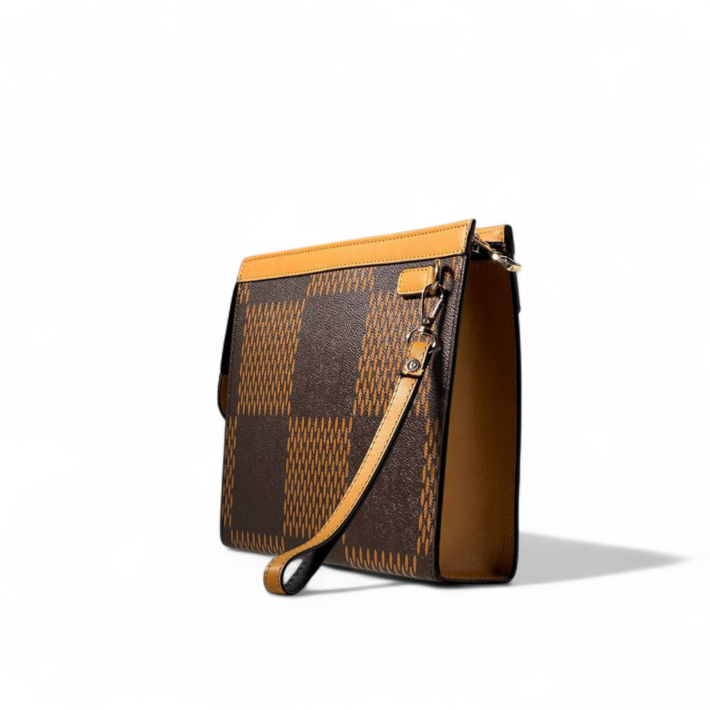 Louis Vuitton Leather Clutch Bag