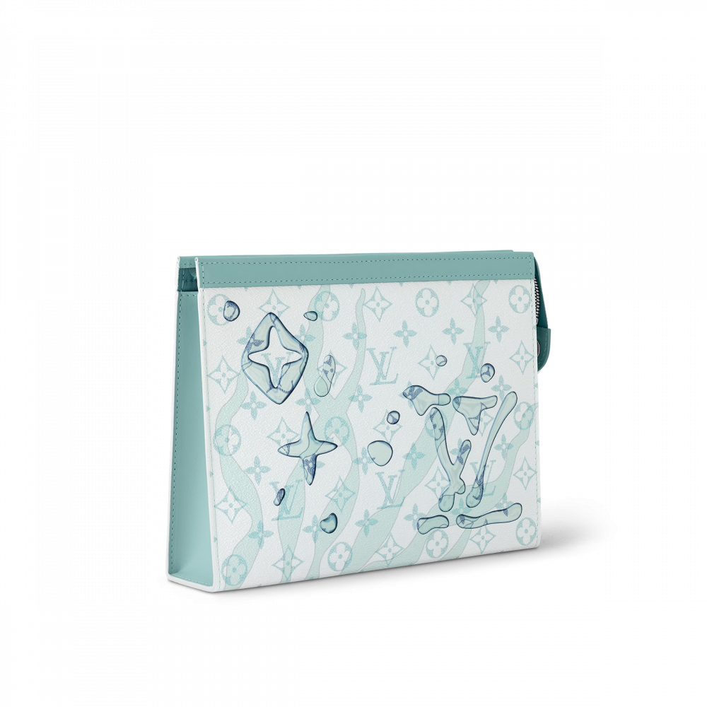 Louis Vuitton Leather Clutch Bag