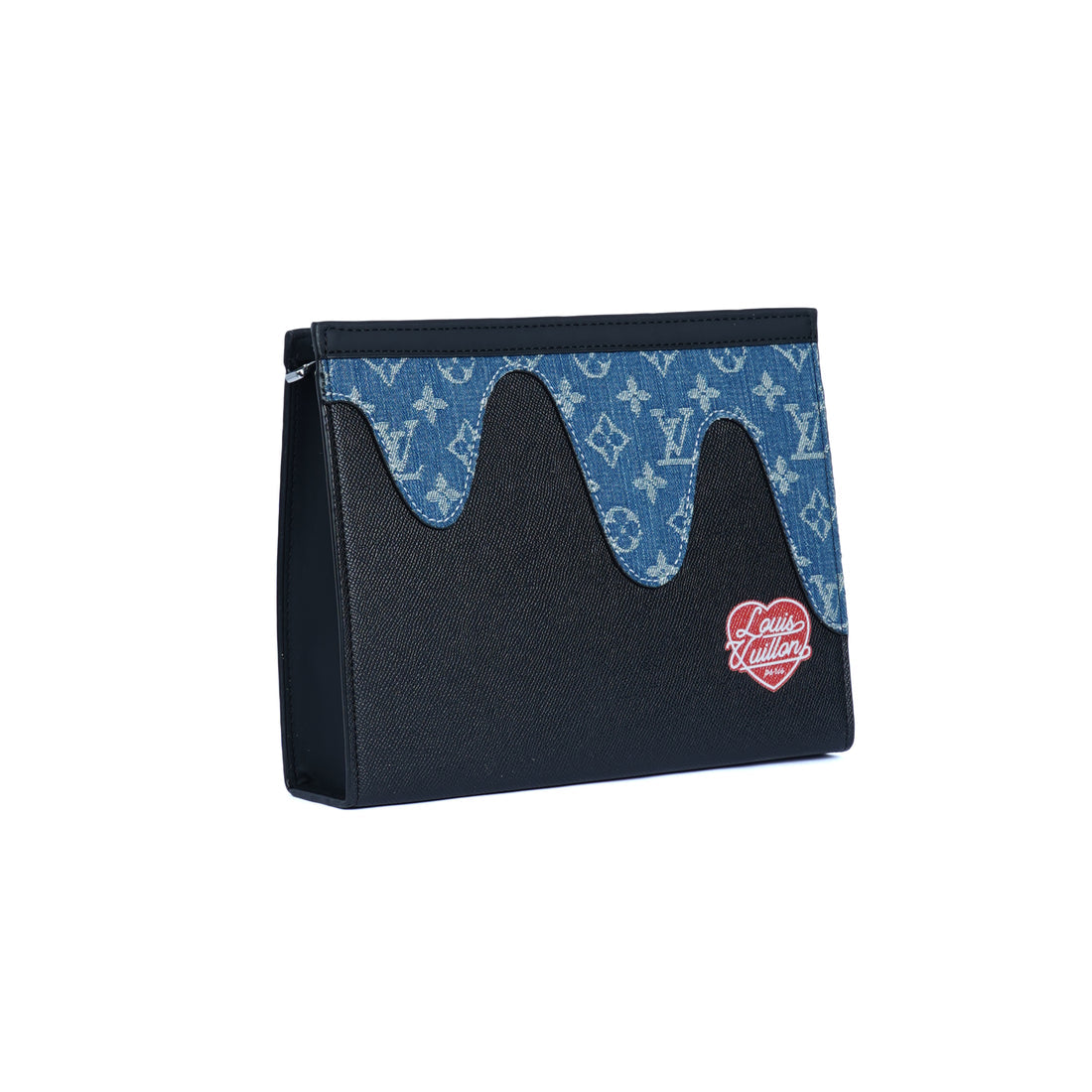 Louis Vuitton Leather Clutch Bag