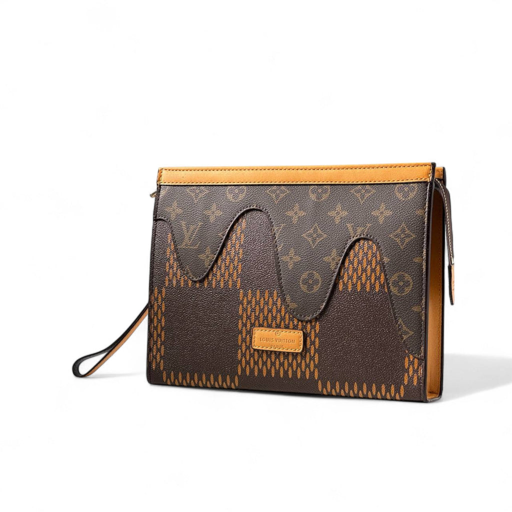 Louis Vuitton Leather Clutch Bag