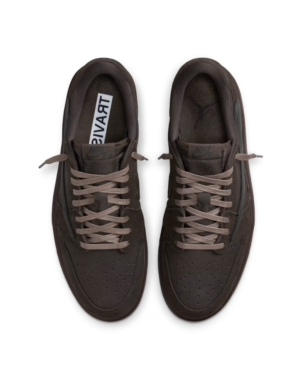 Air Jordan 1 x Travis Scott Velvet Brown and Dark Mocha